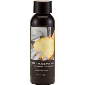 Edible Spa Quality Flavored Skin Nourishing Massage & Body Oil Pineapple - Romantic Blessings