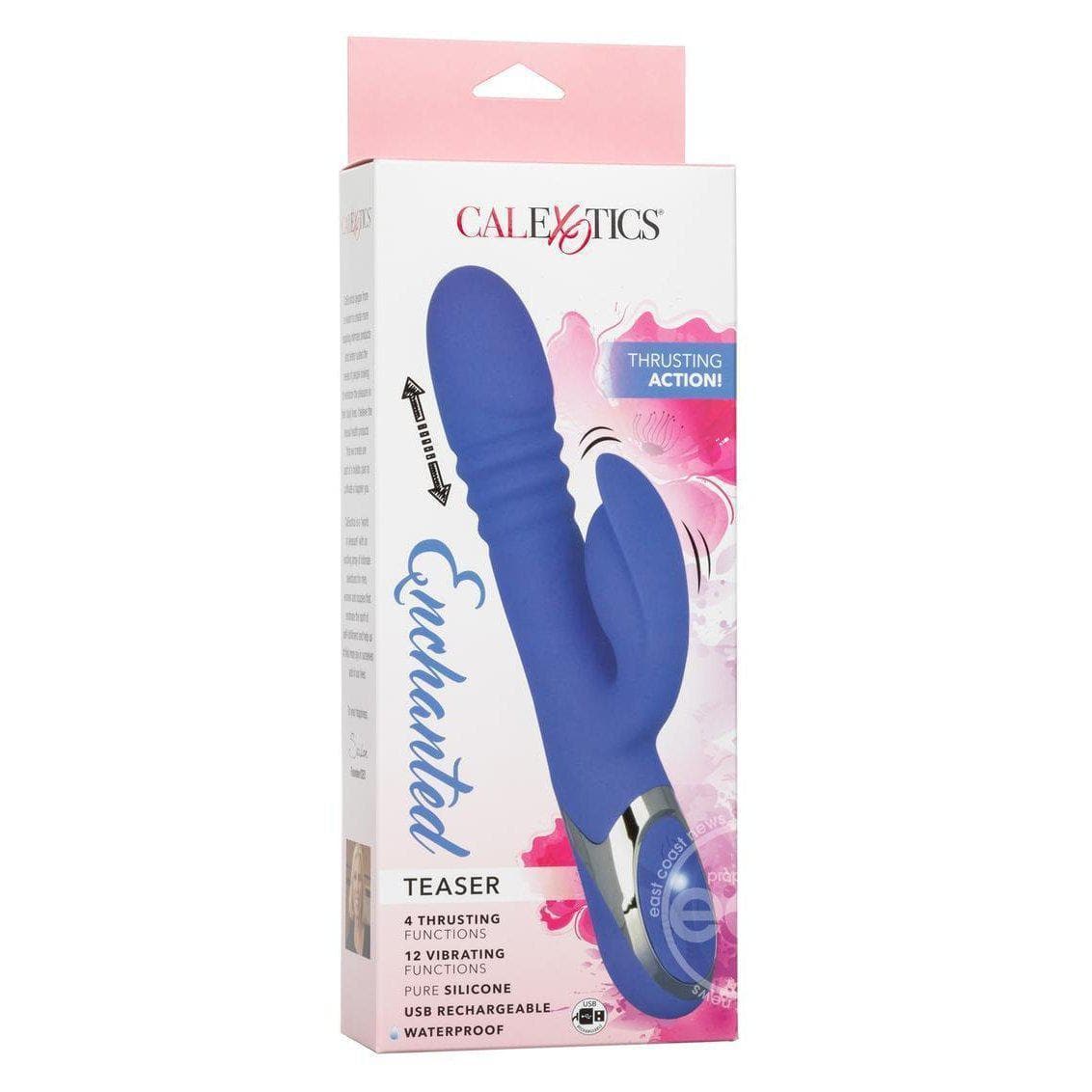 Enchanted Teaser Thrusting Rotating and Rumbly Multifunction Rabbit Vibrator - Romantic Blessings