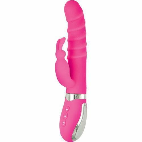 Energize Heat Up Bunny 1 Waterproof 12 Function Rabbit Style Vibrator - Romantic Blessings