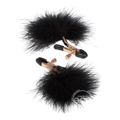 Entice Feather Nipplettes Adjustable Nipple Clamps - Romantic Blessings