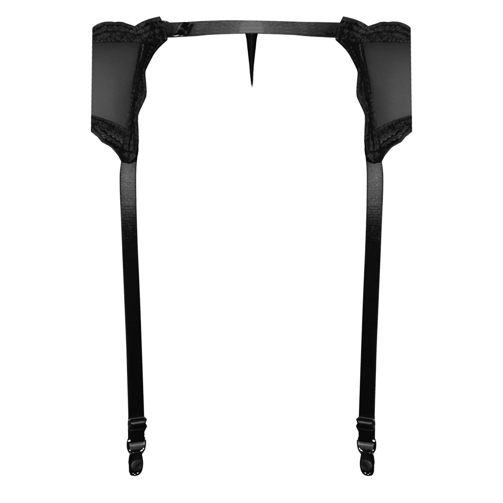 Magic Silk Essentials Lace Garter Belt Black - Romantic Blessings