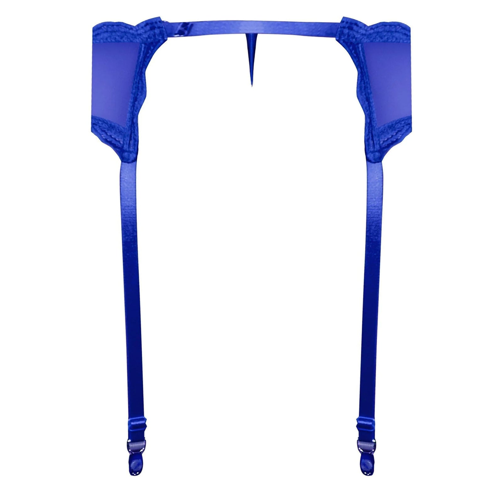 Magic Silk Essentials Lace Garter Belt Royal Blue - Romantic Blessings