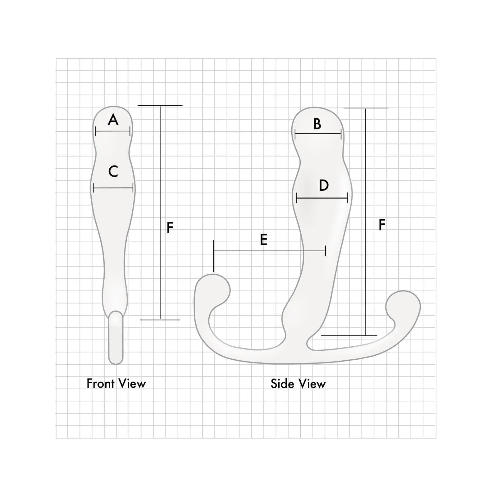 Aneros Trident Series Eupho Prostate Stimulator - Romantic Blessings