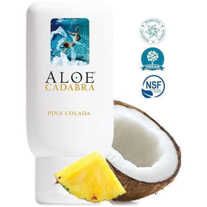 Aloe Cadabra Organic 2-in-1 Personal Lubricant & Vaginal Moisturizer Pina Colada 2.5 oz - Romantic Blessings