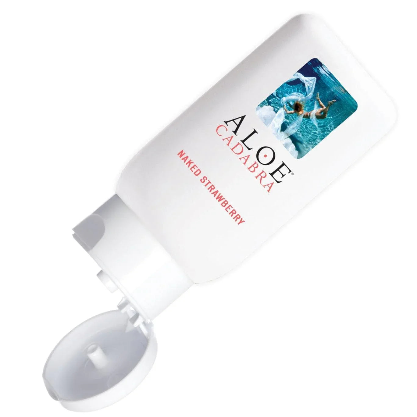 Aloe Cadabra Organic 2-in-1 Personal Lubricant & Vaginal Moisturizer Naked Strawberry 2.5 oz - Romantic Blessings