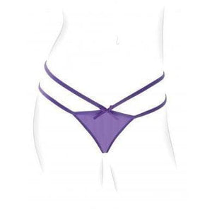 Fantasy For Her Petite Panty Thrill-her Purple - Romantic Blessings