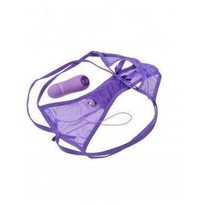Fantasy For Her Petite Panty Thrill-her Purple - Romantic Blessings