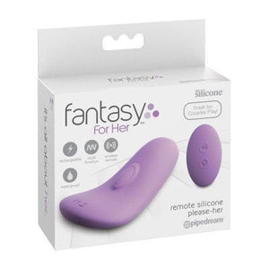 Fantasy For Her Please Her Remote Control Silicone Vibrator - Romantic Blessings