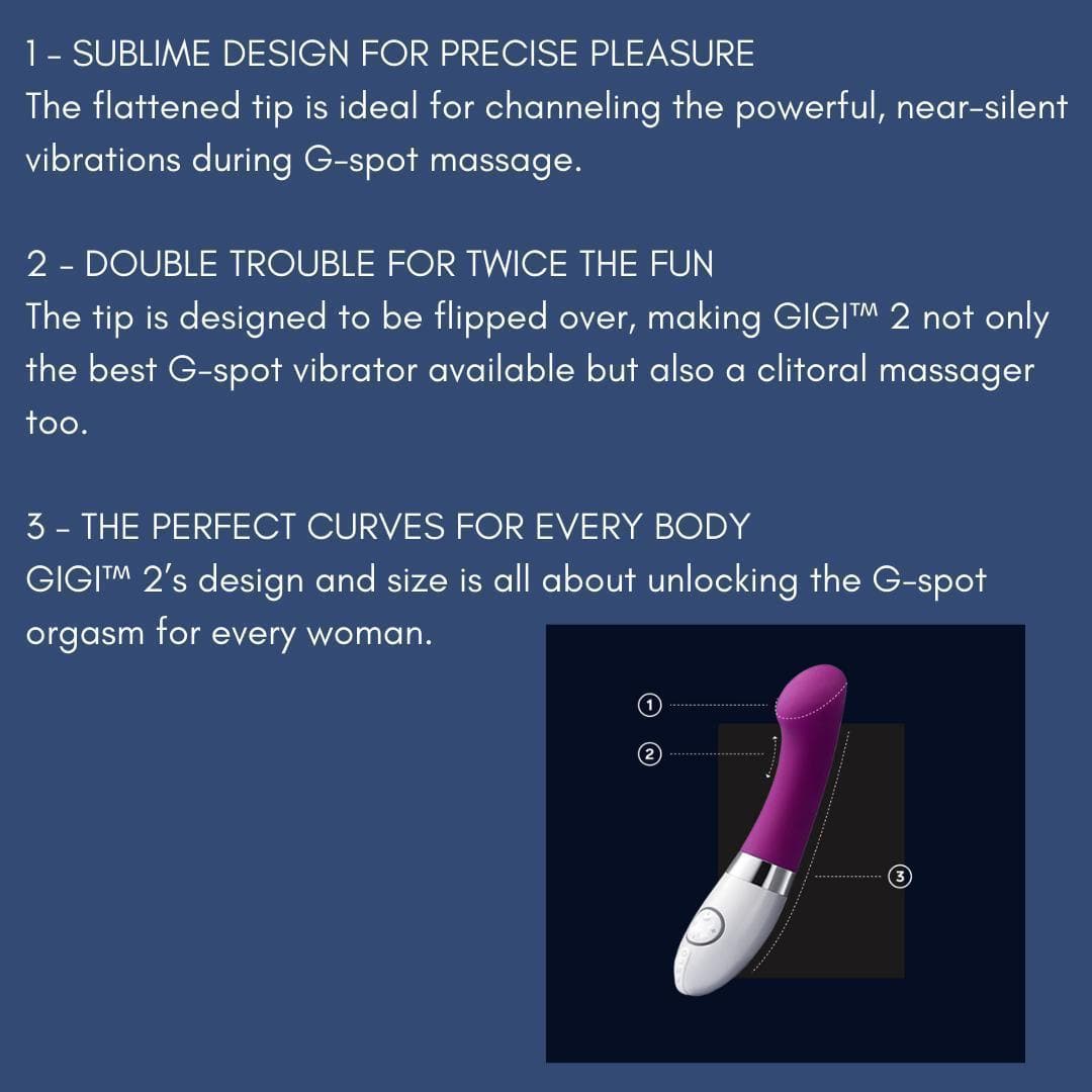 Femme Gigi 2 G Spot 8 Mode Waterproof Rechargeable Vibrator - Romantic Blessings