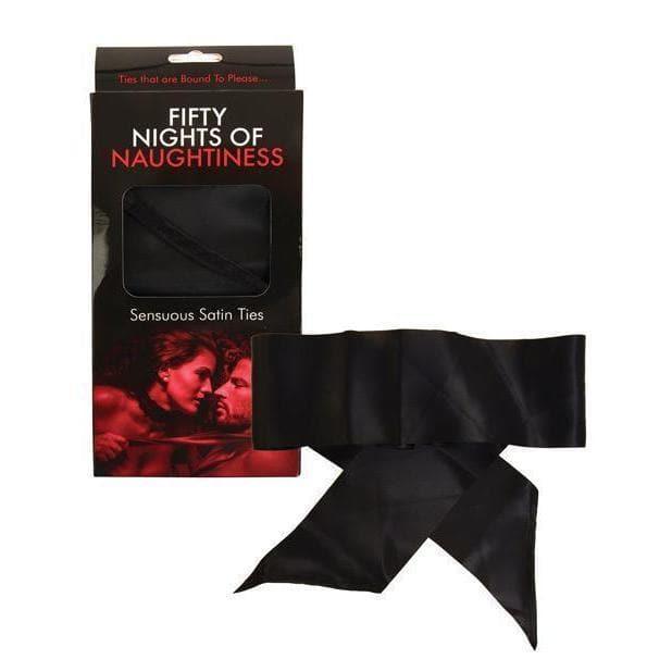 Fifty Nights Of Naughtiness Couples Sensual Foreplay Game Collection with Satin Ties - Romantic Blessings