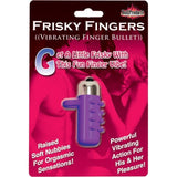 Frisky Fingers Silicone Nubbed Vibrating Bullet Sleeve - Romantic Blessings