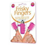 Frisky Fingers Silicone Nubbed Vibrating Bullet Sleeve - Romantic Blessings