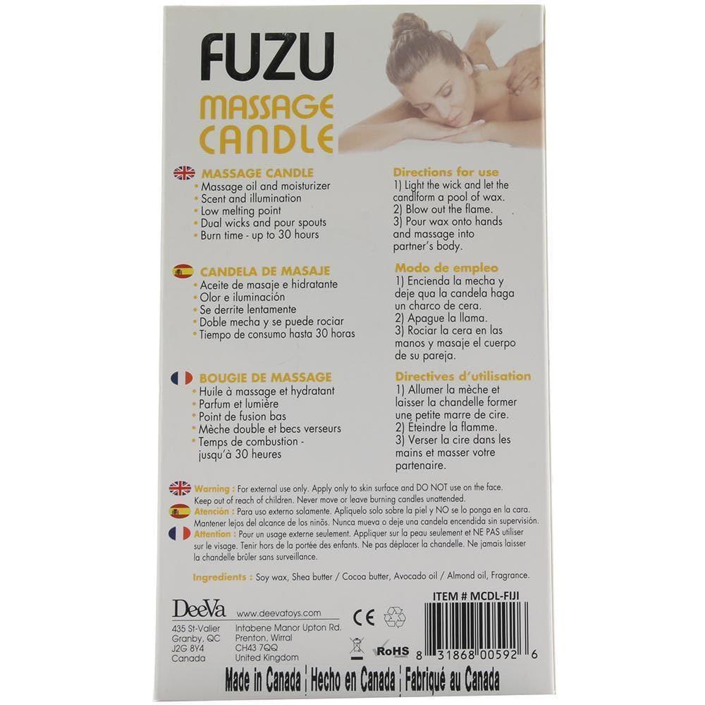 Fuzu Massage Candle Vegan Friendly 4 Oz - Romantic Blessings