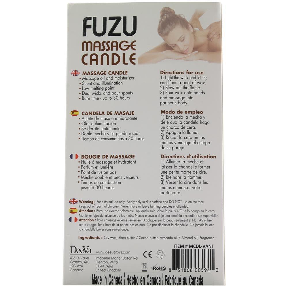 Fuzu Massage Candle Vegan Friendly 4 Oz - Romantic Blessings