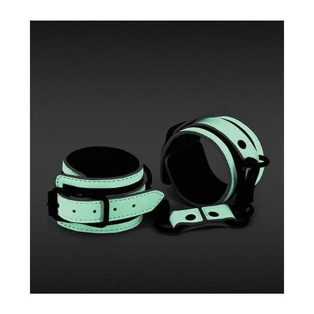 GLO Bondage Wrist Cuff - Glow in the Dark - Romantic Blessings