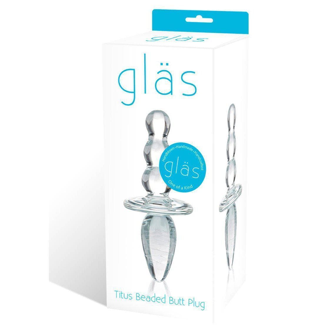 Glas Double Trouble Glass Dildo - Romantic Blessings