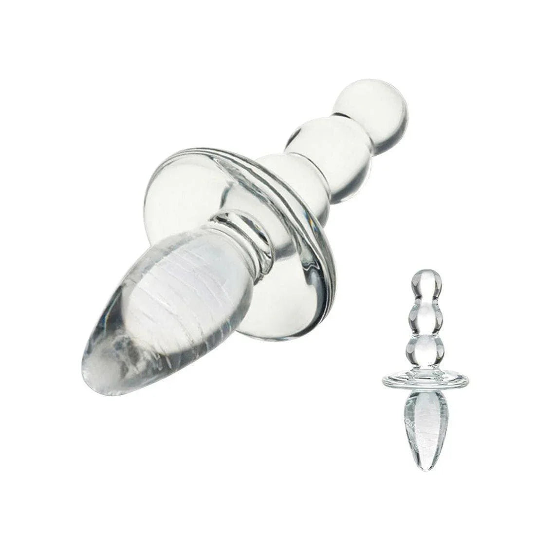 Glas Double Trouble Glass Dildo - Romantic Blessings