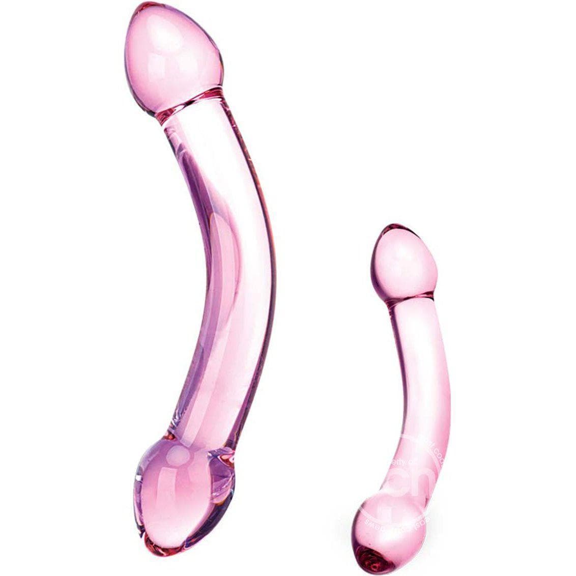 Glas Double Trouble Purple Dildo - Romantic Blessings