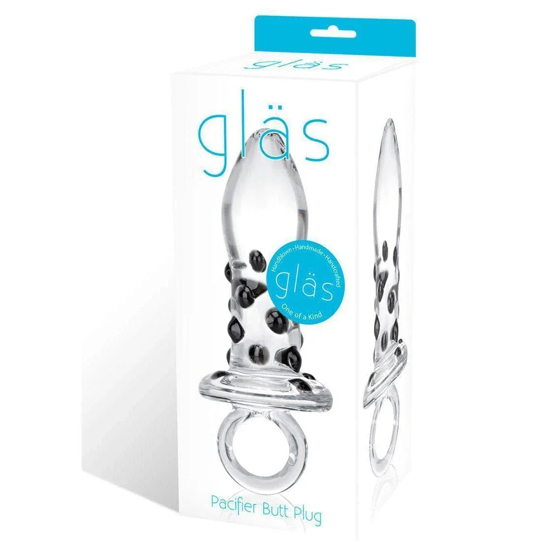 Glas Pacifier Butt Plug - Romantic Blessings