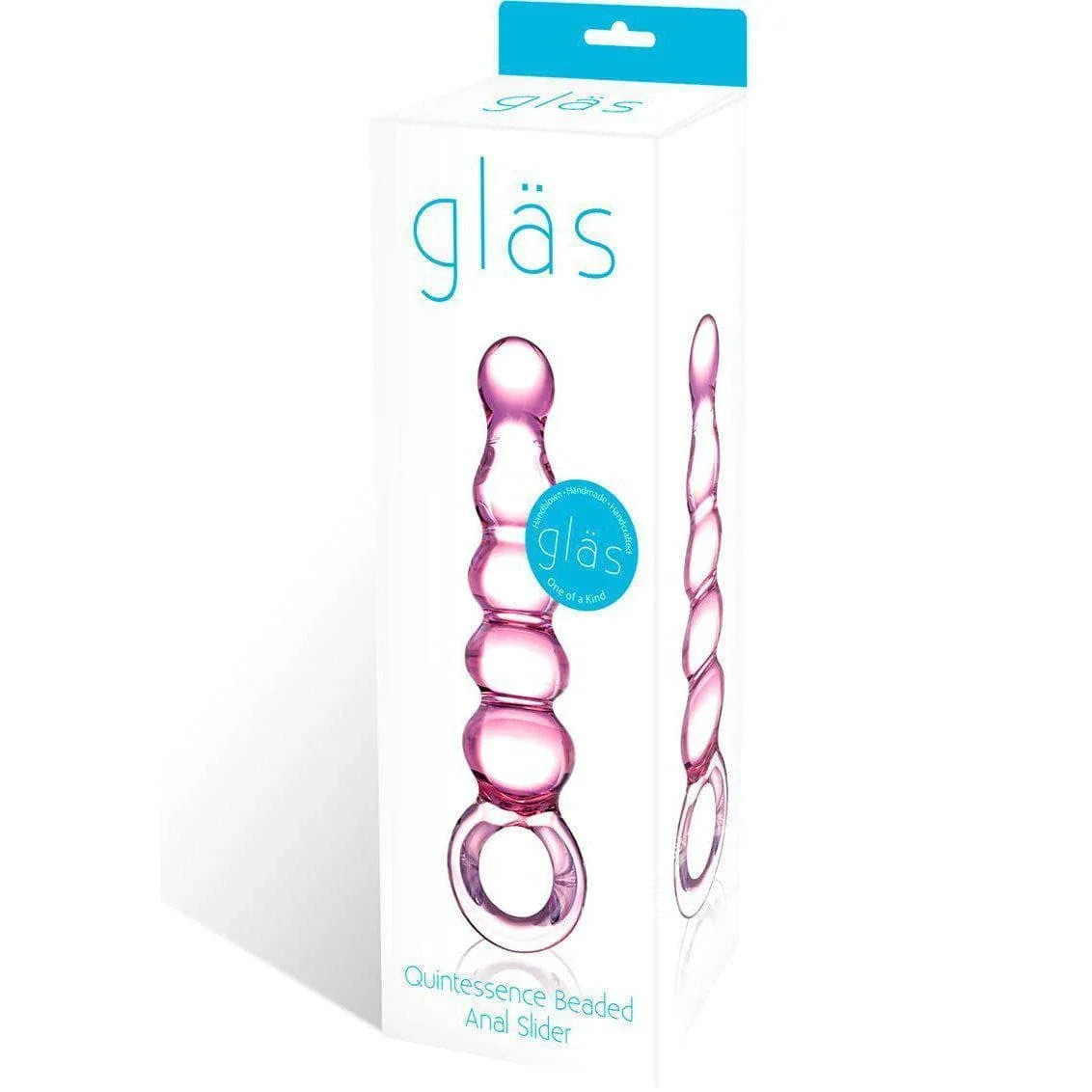 Glas Quentessence Beaded Anal Slider - Romantic Blessings