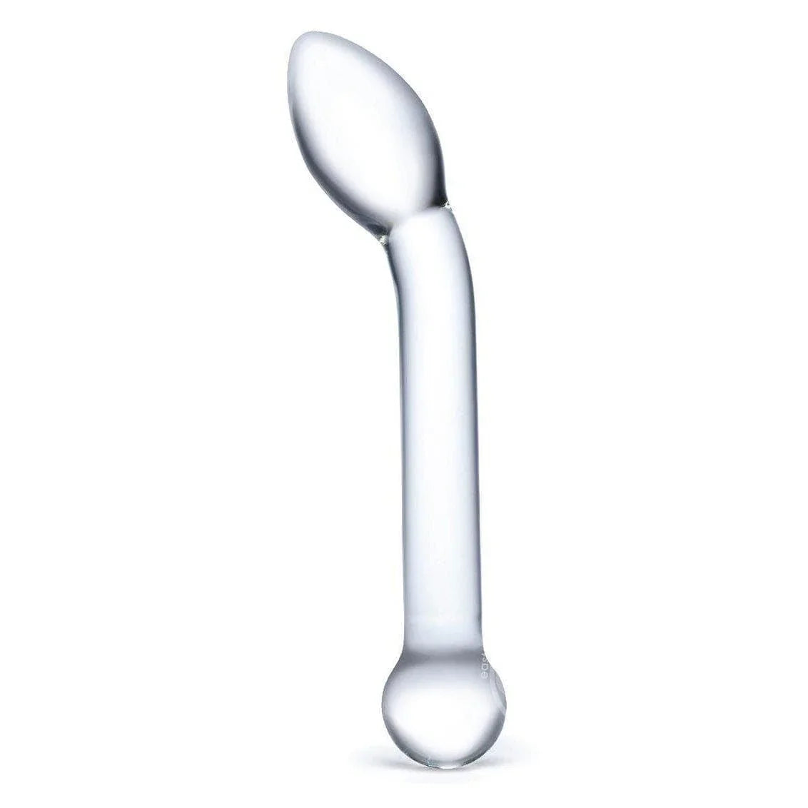 Glas Slimline G Spot Glass Dildo 8 Inches Clear - Romantic Blessings
