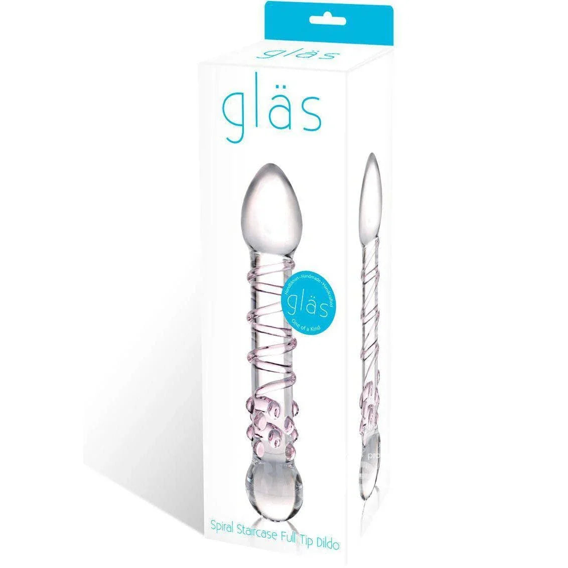 Glas Spiral Staircase Full Tip Dildo - Romantic Blessings