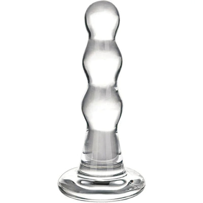 Glas Triple Play Beaded Butt Plug - Romantic Blessings