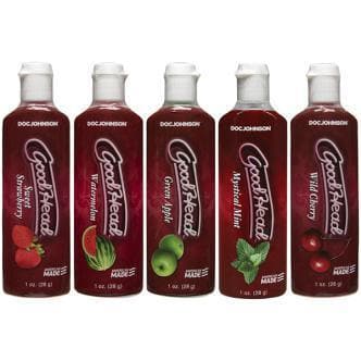 Goodhead One Shot 5 Pack Oral Delight Gel 1 Oz Assorted Multi Pack - Romantic Blessings