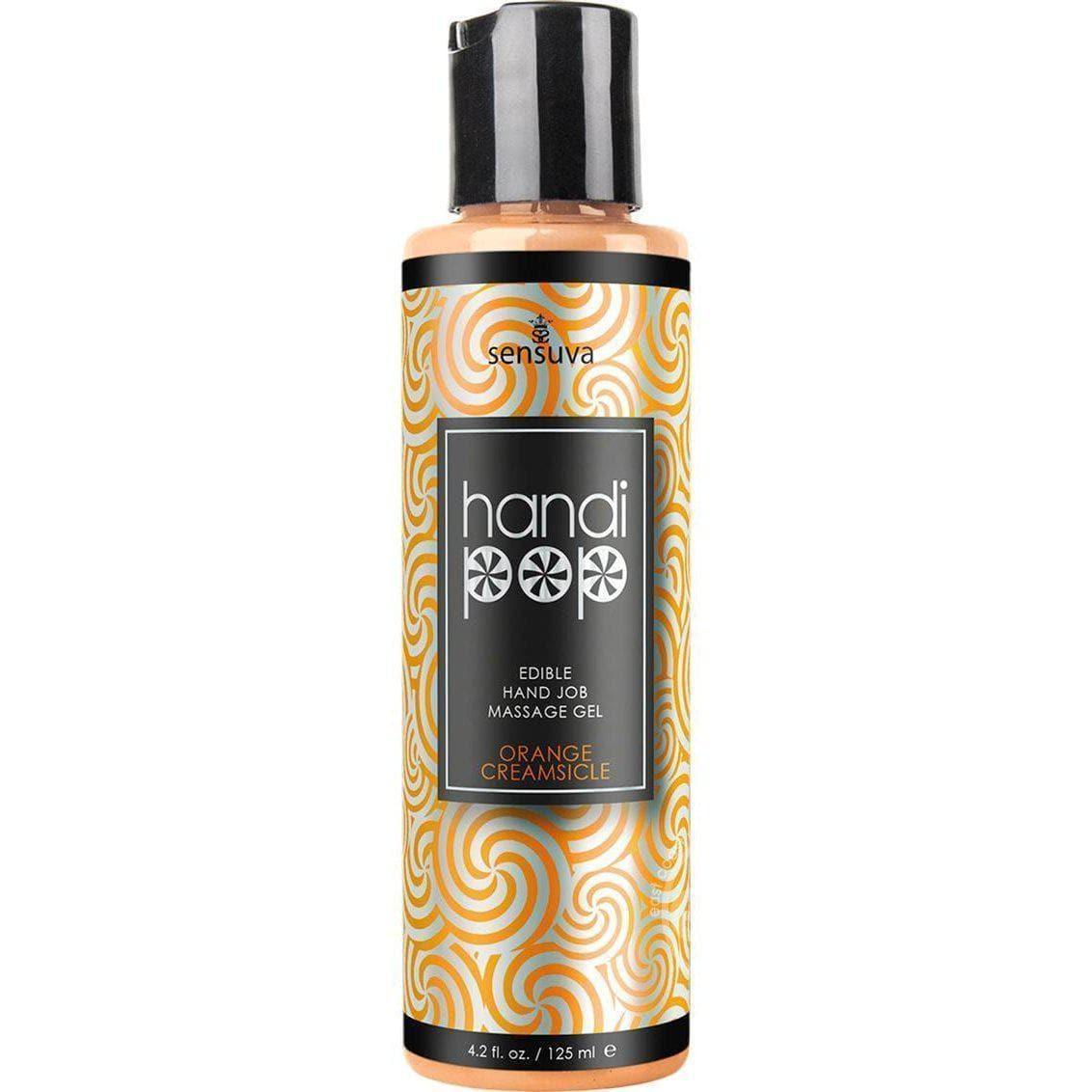 Handi Pop Edible Hand Job Massage Gel Orange Cream 4.2 oz - Romantic Blessings