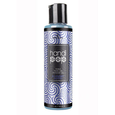Handipop Edible Handjob Massage Gel Blueberry Muffin 4.2 oz - Romantic Blessings