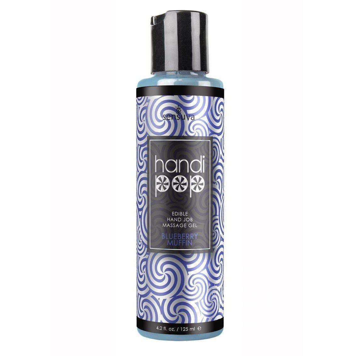 Handipop Edible Handjob Massage Gel Blueberry Muffin 4.2 oz - Romantic Blessings