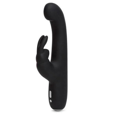Happy Rabbit Slimline G Spot Multi Function 15 Mode Rechargeable Waterproof Vibrator - Romantic Blessings