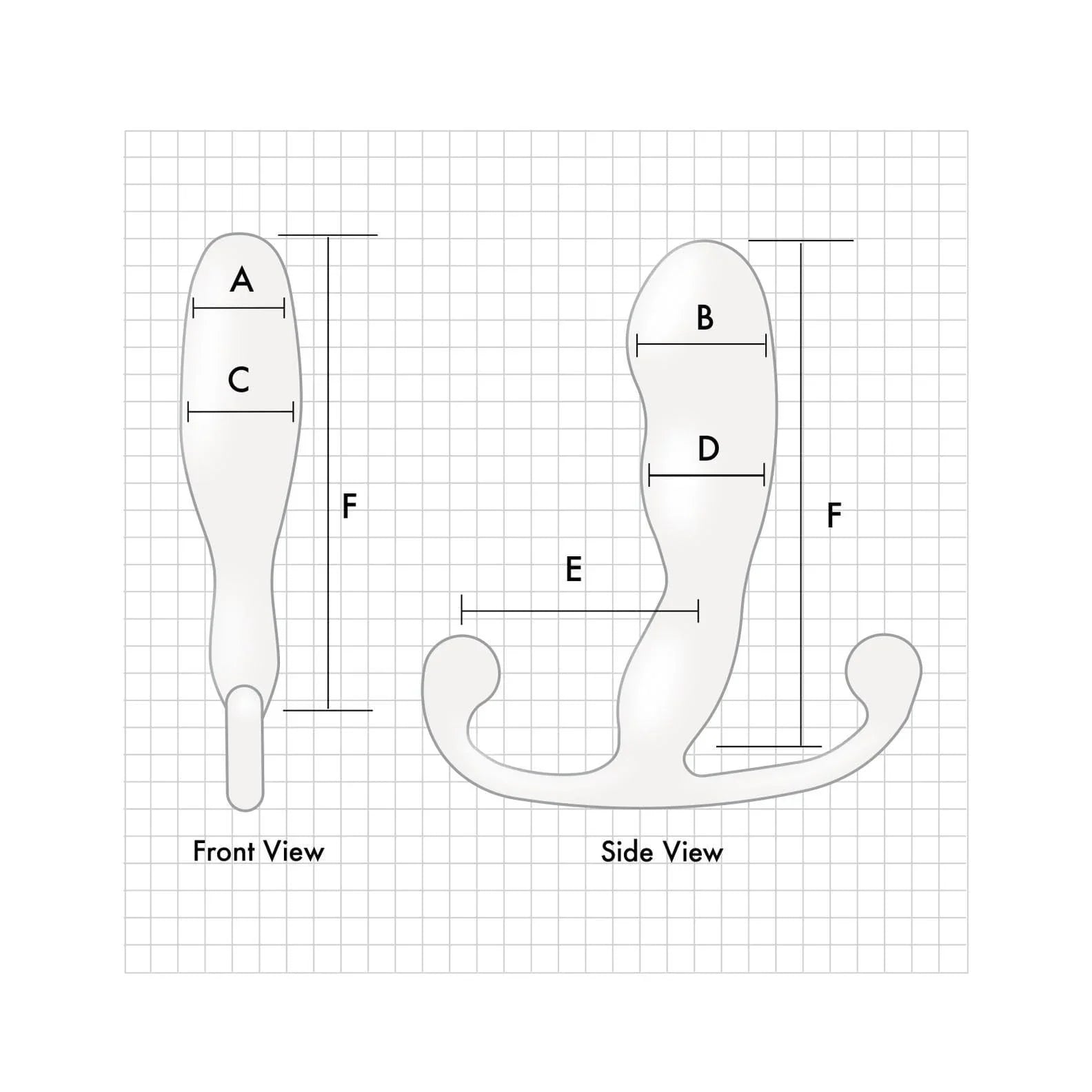 Aneros Trident Series Helix Prostate Stimulator - Romantic Blessings