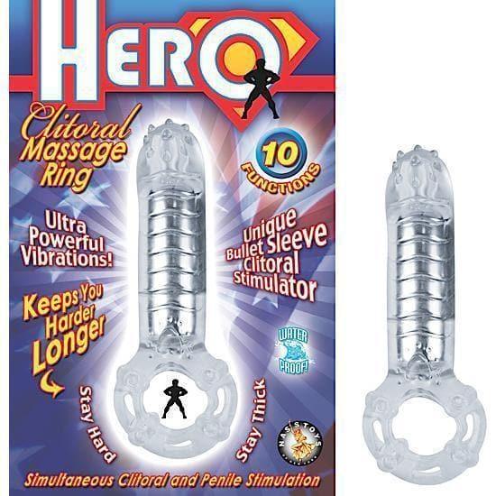 Hero 10 Function Penis Ring & Clitoral Stimulator Bullet Vibrator -  Romantic Blessings
