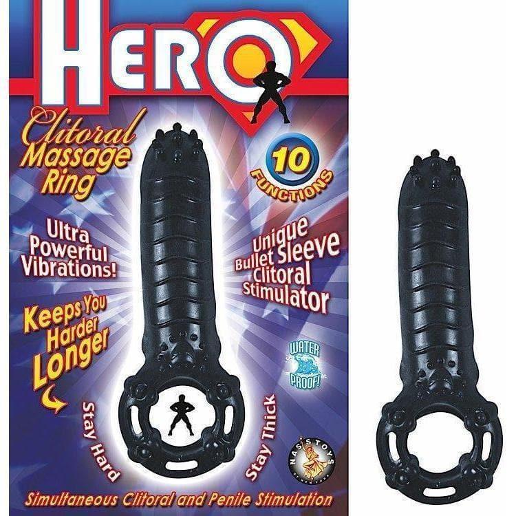Hero 10 Function Penis Ring & Clitoral Stimulator Bullet Vibrator - Romantic Blessings