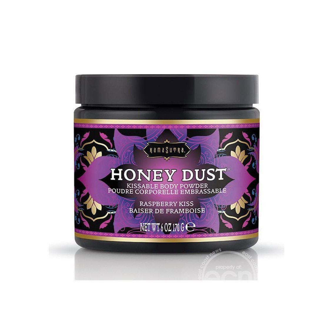 Honey Dust Delicious Kissable Body Powder for Couples Foreplay Raspberry Kiss - Romantic Blessings