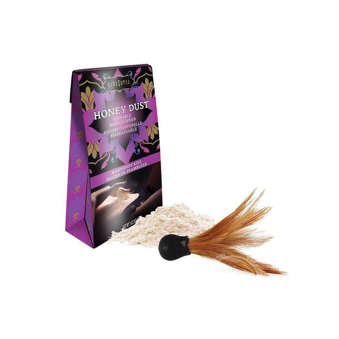 Honey Dust Delicious Kissable Body Powder for Couples Foreplay Raspberry Kiss - Romantic Blessings