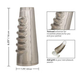 Hot Rod Xtreme Enhancer Penis Sleeve With Tiered Ridges - Romantic Blessings
