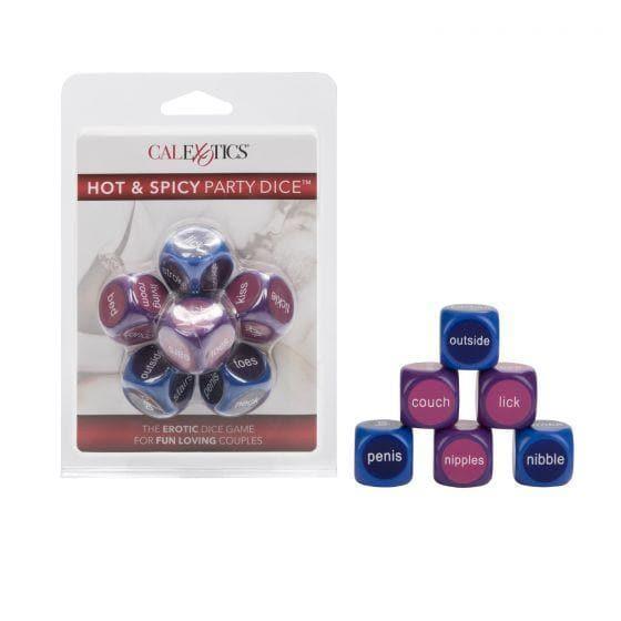 Hot & Spicy Party 6 Dice Set Adult Couple's Erotic Foreplay and Adventurous Game - Romantic Blessings