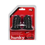 Hunkyjunk Elong Curved Nipsuckers with 4 Springy Rings for Him and Her - Romantic Blessings