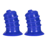 Hunkyjunk Elong Curved Nipsuckers with 4 Springy Rings for Him and Her - Romantic Blessings