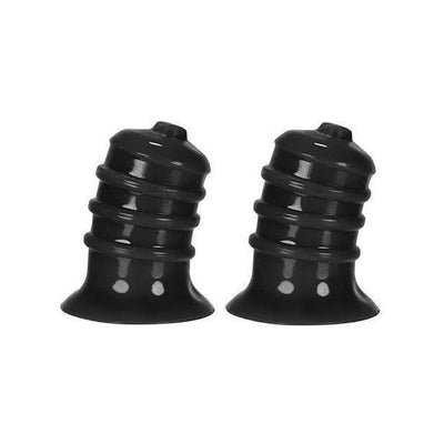 Hunkyjunk Elong Curved Nipsuckers with 4 Springy Rings for Him and Her - Romantic Blessings