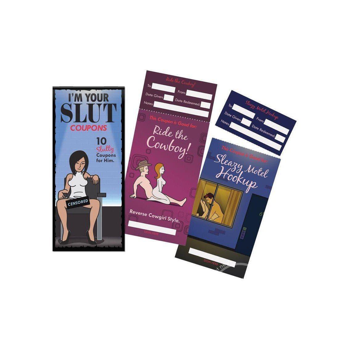 I'm Your Slut Coupons - 10 Slutty Coupons For Him - Romantic Blessings
