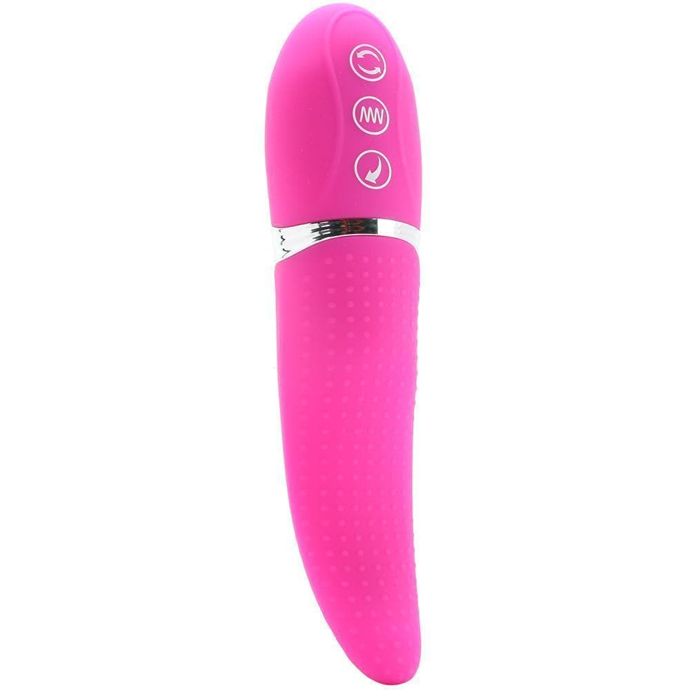Infinitt Tongue 7 Vibration 4 Rotation Function Waterproof Massager with High Speed Boost - Romantic Blessings