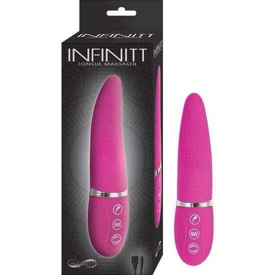 Infinitt Tongue 7 Vibration 4 Rotation Function Waterproof Massager with High Speed Boost - Romantic Blessings
