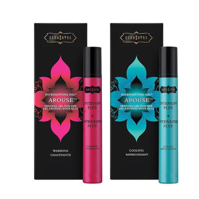 Intensify Plus Female Pulsating Sensation Arousal Cooling or Warming Gel .4 oz - Romantic Blessings