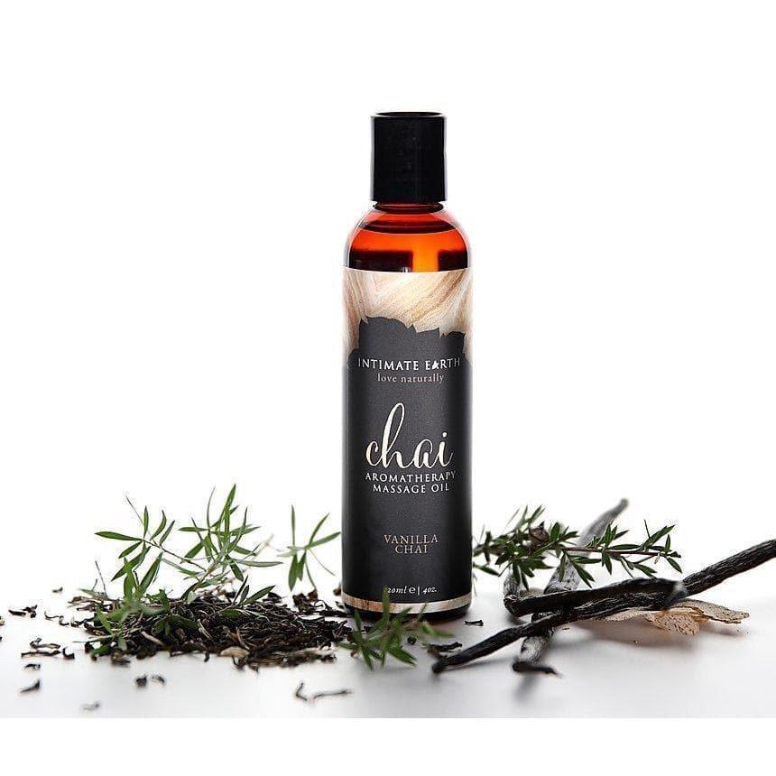 Intimate Earth Chai Aromatherapy Organic Nourishing Massage Oil - Romantic Blessings