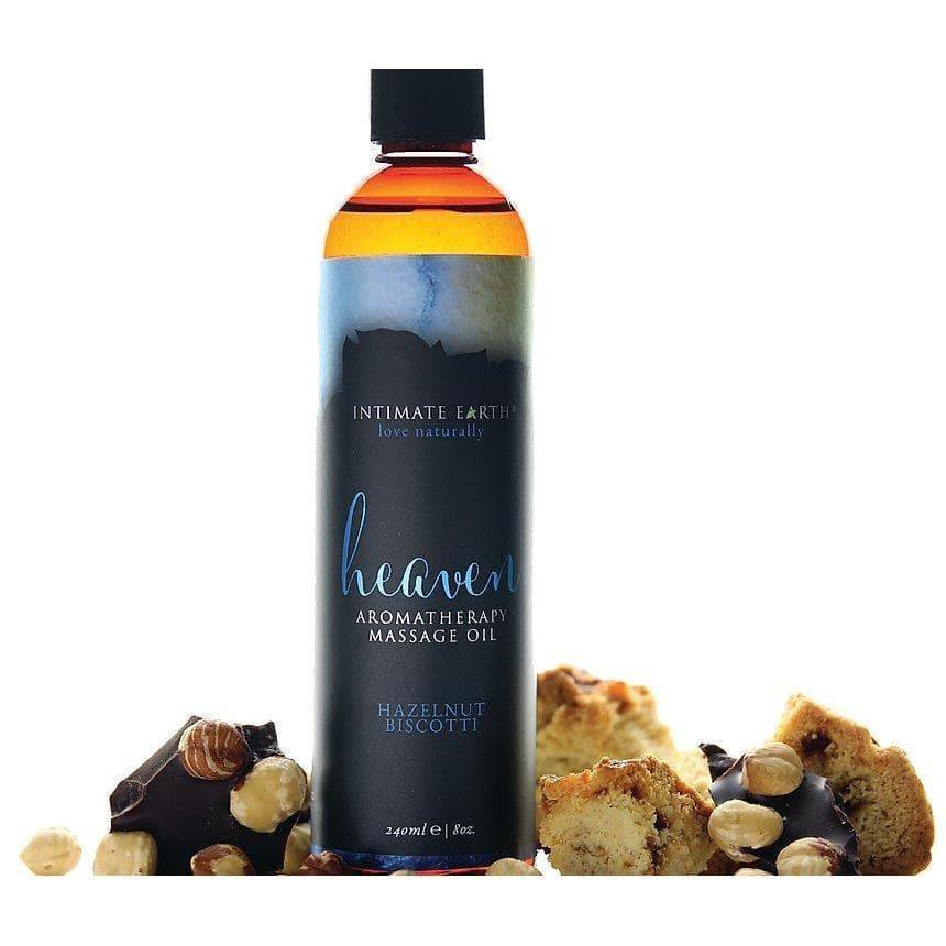 Intimate Earth Heaven Hazelnut Biscotti Aromatherapy Organic Nourishing Massage Oil - Romantic Blessings