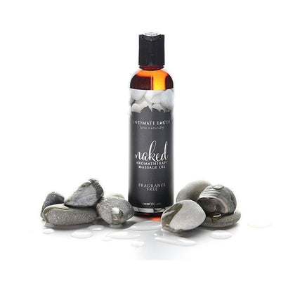 Intimate Earth Naked Unscented Organic Nourishing Massage Oil - Romantic Blessings