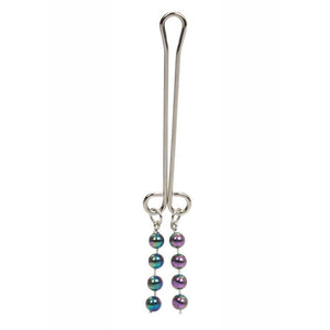 Intimate Play Non Piercing Beaded Clitoral Jewelry Silver - Romantic Blessings